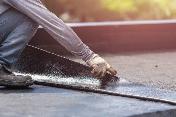 Professional Exterior Waterproofing technician working in Staunton, VA